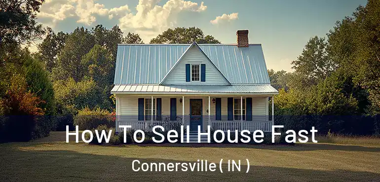  How To Sell House Fast Connersville ( IN )