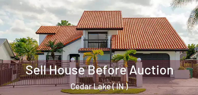 Sell House Before Auction Cedar Lake ( IN )