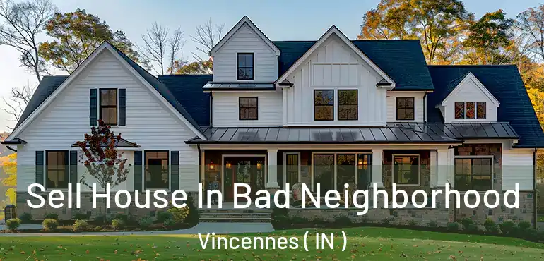  Sell House In Bad Neighborhood Vincennes ( IN )