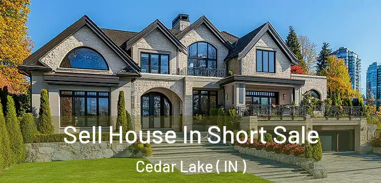  Sell House In Short Sale Cedar Lake ( IN )