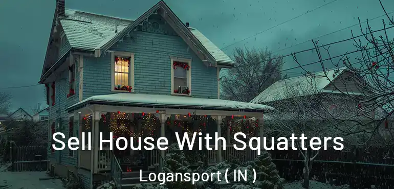  Sell House With Squatters Logansport ( IN )