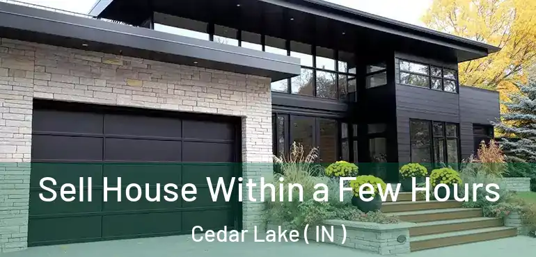  Sell House Within a Few Hours Cedar Lake ( IN )
