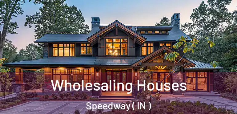  Wholesaling Houses Speedway ( IN )