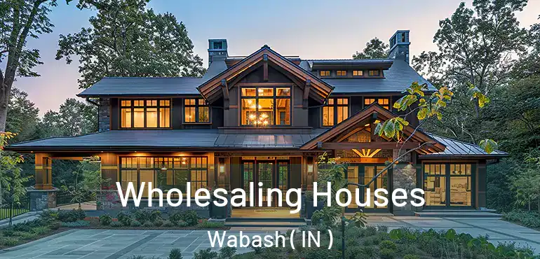  Wholesaling Houses Wabash ( IN )